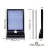 Farola solar 36 LEDs 24 LM super brillante