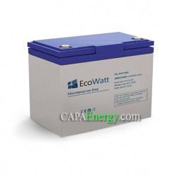 AGM 50AH 12V Batterie, -VoltronicPower EcoWatt langsame Entladung