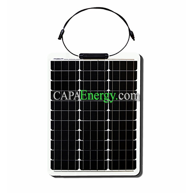 Panneau solaire 50W 12V Monocristalin Souple-Flexible