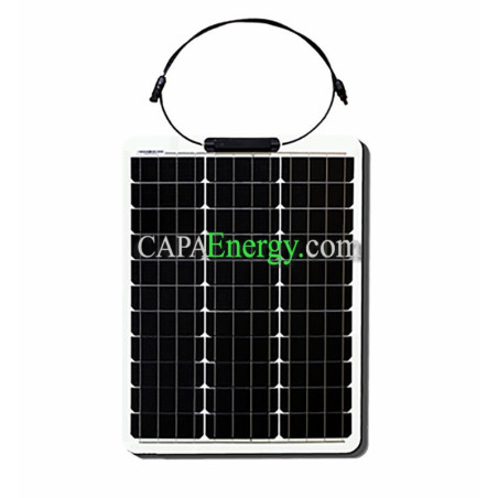 Pannello solare flessibile 50W 12V monocristallino