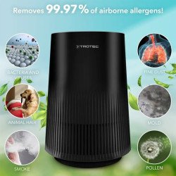 Purificateur d'air design à filtre HEPA AirgoClean® 11 E