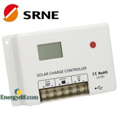 Solarregler SRNE SRNE PWM HC 24V 10A