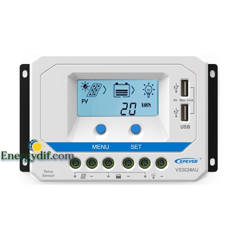 Epsolar VS-A PWM 12V / 24V Series with LCD Display - 10A