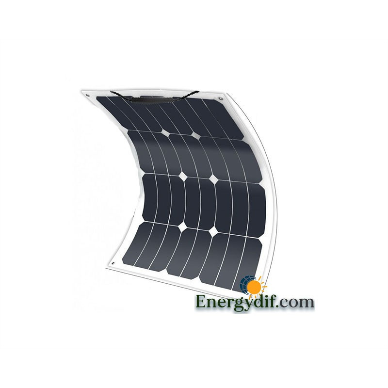 Panel solar  12V MX FLEX Full Black Protect 50Wc  Back Contact