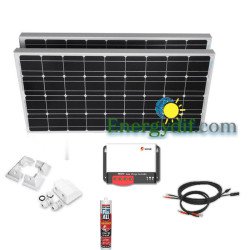 Motorhome solar kit - boat 12V  200Wc