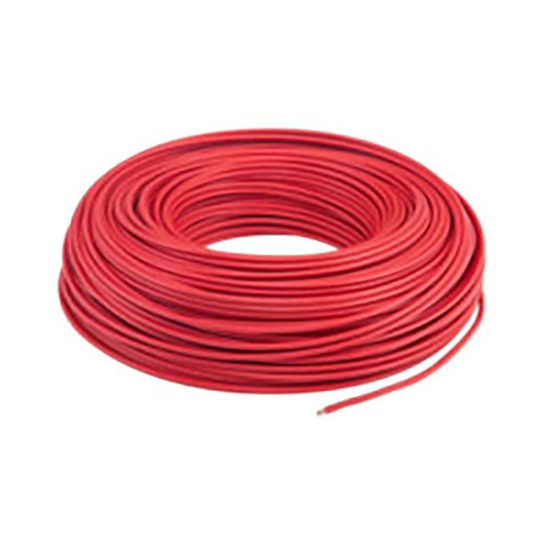 Rouleau de câble monobrin 6mm2 H1Z2Z2-K 5m rouge