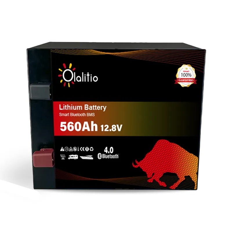 Batterie au lithium LiFePO4 12,8 V 560 Ah Batterie au lithium OLALITIO Batterie au lithium LiFePO4 12,8 V 560 Ah Batterie au lithium OLALITIO