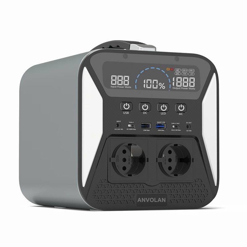 Station électrique Solaire ALLPOWERS 700W (1400W Crête) 606Wh - Portable