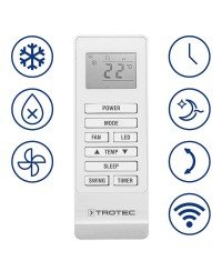 Aire acondicionado reversible monobloque PAC-W 2200 SH sin unidad exte