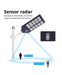URBAN LED-Solar-Straßenleuchte 600 W, 3,2 V / 30000 mAh