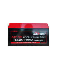 Batería de litio AST-100 de 12,8 V y 100 Ah