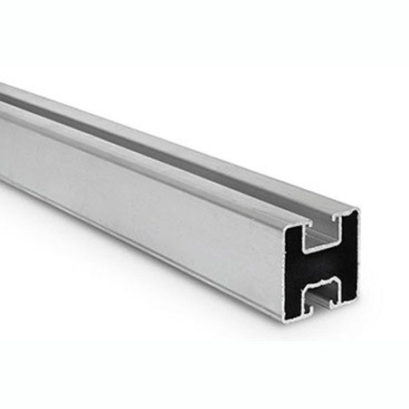 Riel de aluminio 40x40 para la fijación de paneles solares (1m)