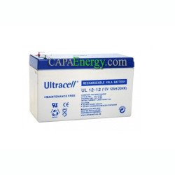 Solarbatterie AGM Ultracell 12V 12Ah.