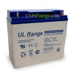 Batteria solare AGM Ultracell 12V 18Ah