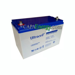 Batteria solare AGM Ultracell 12V 100Ah