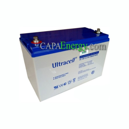Solar battery AGM Ultracell 12V 100Ah