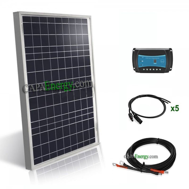 Motorhome solar kit - boat 12V 50Wc