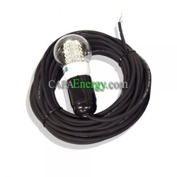 5m cable with 4W LED bulb