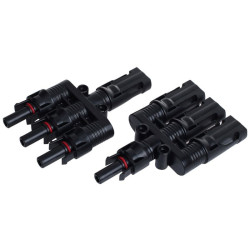 Connector MC4 triple male and female