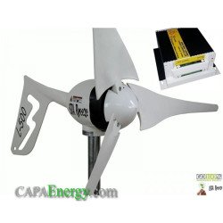 Aerogenerador 500W-24V, L500 Land + Regulador 500W