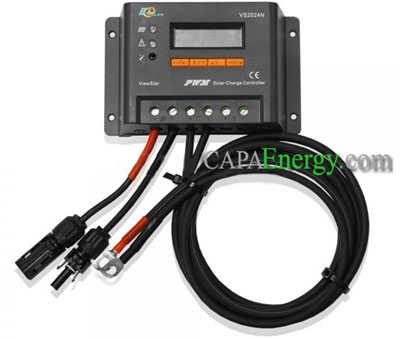 Cabling for charge controller